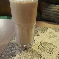 Gingerbread smoothie  at Global Tribe Cafe in Leeds