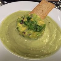 Avocado coconut soup at Essencia in Porto