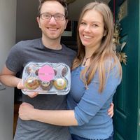 My husband loved his surprise birthday delivery! at veegmyeats in Bloomfield