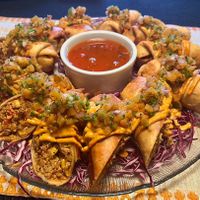 flautas! at Vegan Chula at 51 & Tel in Oakland