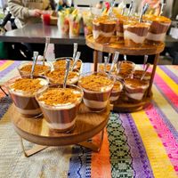 Horchata chocolate parfait at Vegan Chula at 51 & Tel in Oakland