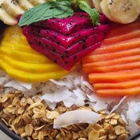 5 fruits smoothie bowl at Beach Bowl Seminyak in Seminyak
