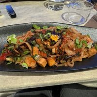 Vegan pad Thai   at Buddha Soul in Venice