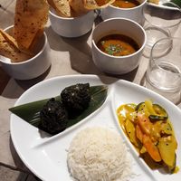 Meditation thali at Buddha Soul in Venice