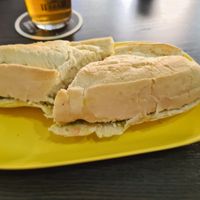 Vegan sandwich at Bar La Droguería in Gran Canaria