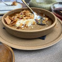 Sheeps cheese with pistachios, rose petal preserve and crispy phyllo pastry    at Shastlivetsa Vitoshka - Ресторант Щастливеца Витошка in Sofia