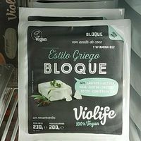 Imitación de queso feta at Viva la Vida - Veganamente in Bilbao