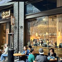 Outdoor seating  at Kürtősh - Darling Square in Haymarket