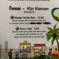 mango sticky rice should be vegan… ask to verify.   at Kin Len  in San Diego