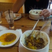pumpkin curry with a side of grease at Cafe Soleil in Phnom Penh