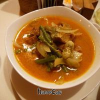 Vegetable Curry (served with rice) $2.90 at Cafe Soleil in Phnom Penh