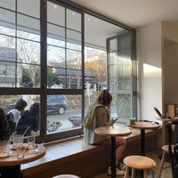 View to the terrace  at Verve Coffee - Kamakura Yukinoshita in Kamakura