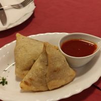 Samosa at Malika in Prague