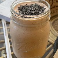 Tastes like summer smoothie (made with coconut milk), 180 baht  at Bartels in Bangkok