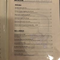 Main menu  at Uncle Wang in Brisbane