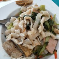 Yummy vegan mushroom dry noodle. Boss lady is so nice and welcoming. at Pu Yuan Su Shi Shu Guo Wu in Tainan