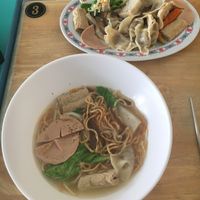 Noodle soup and dumplings (payed only 100$)  at Pu Yuan Su Shi Shu Guo Wu in Tainan