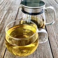 Peppermint tea at The 100 Café in Dubai