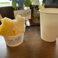 ice cream with coffee  at fun.ice! - ファン アイス in Tokyo