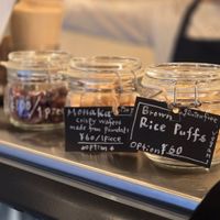 toppings are all vegan! at fun.ice! - ファン アイス in Tokyo