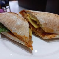 Bbq vegan chick'n and vegan cheese panini at Costa Coffee in Selsdon
