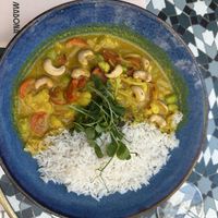 Cauliflower curry   at Černá Madona Celetná in Prague