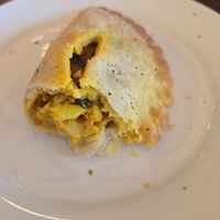 Curry hand pie 🤩 at Seawall Coffee Company in Galveston