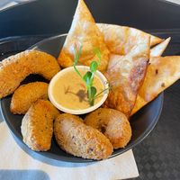 Avocado fries at Veg Stop in Riga