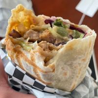 Soy BBQ wrap (take out)  at Veg Stop in Riga