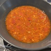 Tomato with Lentil Soupp  at Veg Stop in Riga