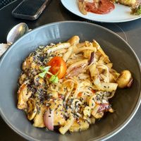 pad thai wok  at Veg Stop in Riga