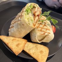 Chick’n Wrap   at Veg Stop in Riga