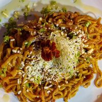 Pasta Bolognese at Manipura in Tenerife