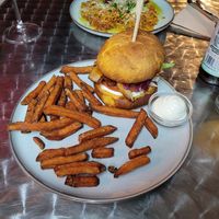 No Chicken Burger at Manipura in Tenerife