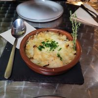 Blumenkohl auflauf als Vorspeise at Manipura in Tenerife