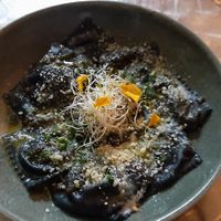 Schwarze Ravioli at Manipura in Tenerife