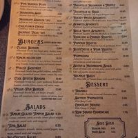 Menu jan 2025 at Manipura in Tenerife