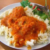 Quintal Meatless Balls (because... who needs meat, when food is this delicious?) at Quintal Bioshop in Porto