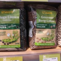 Lentilhas at Quintal Bioshop in Porto