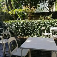 Patio at Quintal Bioshop in Porto