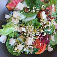 Rich salad at Quintal Bioshop in Porto