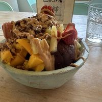 Açaí bowl (rainbow bowl; large)  at Azai Praia Lovers in Medellin