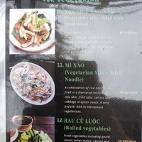 Menu  at Maison Trang Restaurant in Hue