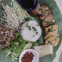 Vegetarian Hue meal at Maison Trang Restaurant in Hue