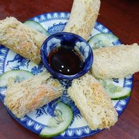 Fried spring rolls at Maison Trang Restaurant in Hue