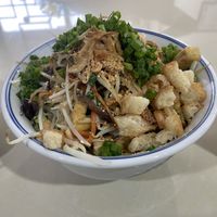 Dry noodles   at Maison Trang Restaurant in Hue