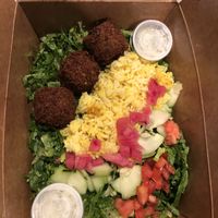 Falafel bowl was so good! Everything mixed well together and I couldn’t believe the tzatziki sauce was vegan!   at NahMaStay Vegan in Bronx