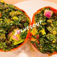 Kale wrap   at YOL Juice Market in Decatur