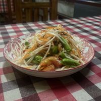Papaya Salad  at On's Thai Isaan in Kanchanaburi