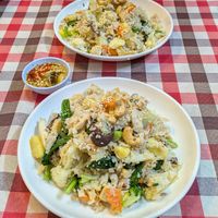 Pineapple fried rice at On's Thai Isaan in Kanchanaburi